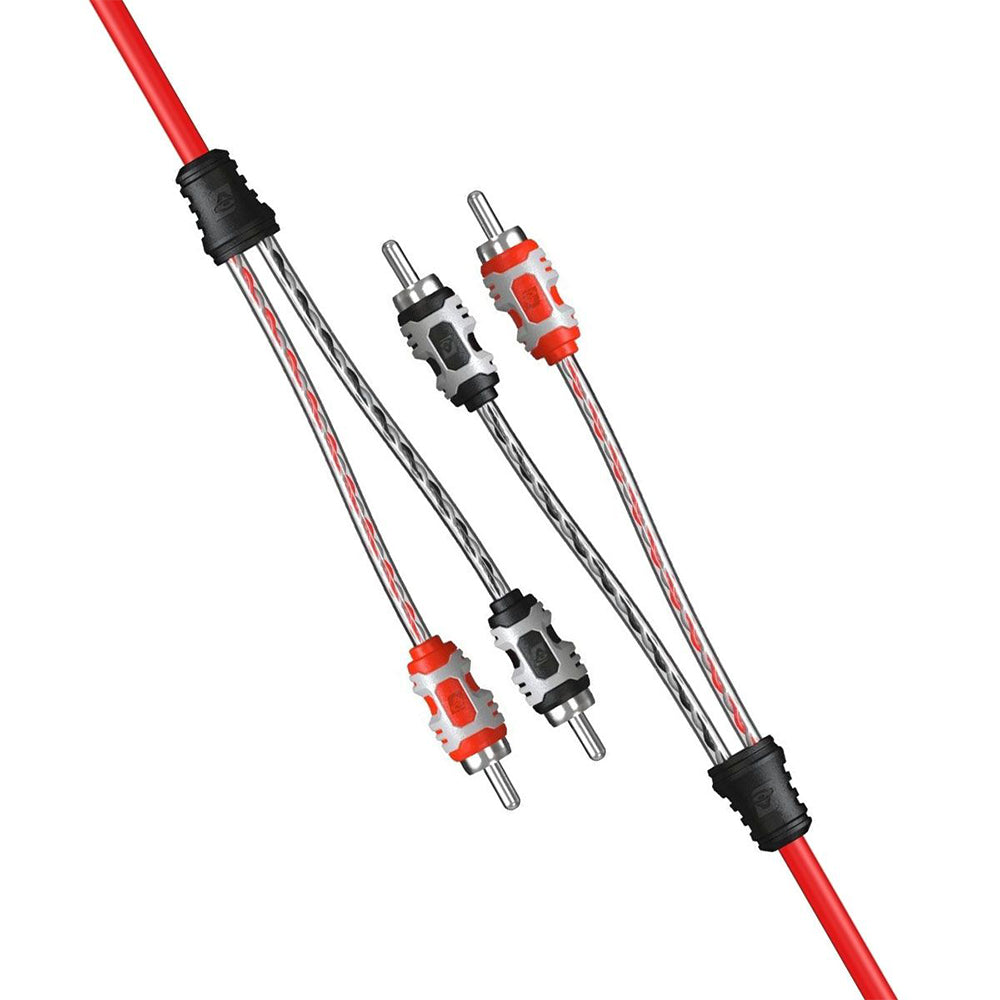 Cerwin Vega RVY2M VEGA Series 1 Female to 2 Male Y Splitter Cable - Dual Twisted Molded Ends with Brass Tips for Home Theater & Audio Systems