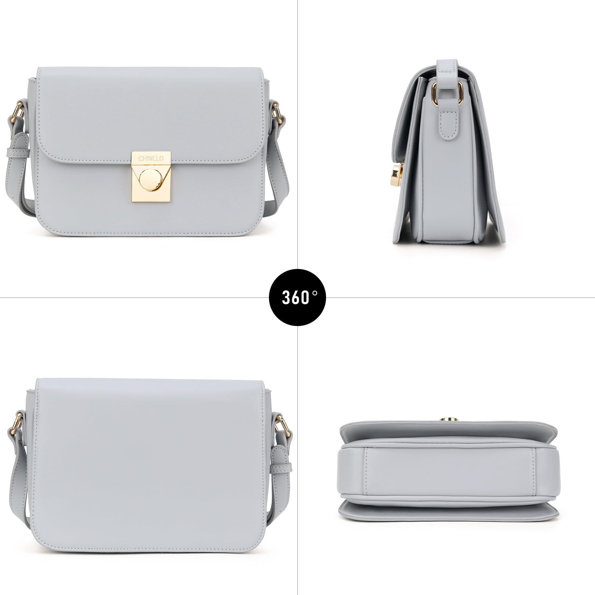 Stylish Women's Crossbody Bag - PU Leather Shoulder Satchel Purse with Triple Pockets | Perfect for Work, Travel & Evening Events