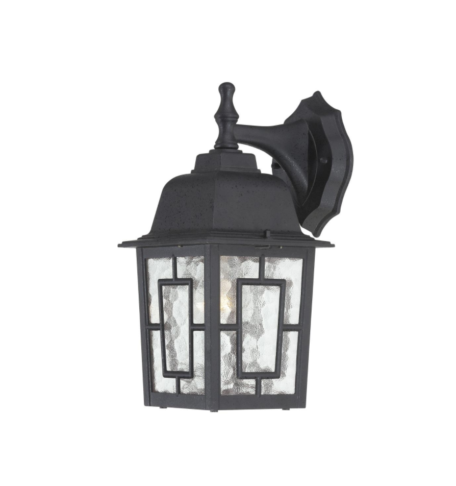 Bailey Outdoor Matte Black Wall Sconce - Waterproof Exterior Light Fixture for Porch, Patio & Garden - Durable Weatherproof Outdoor Lighting