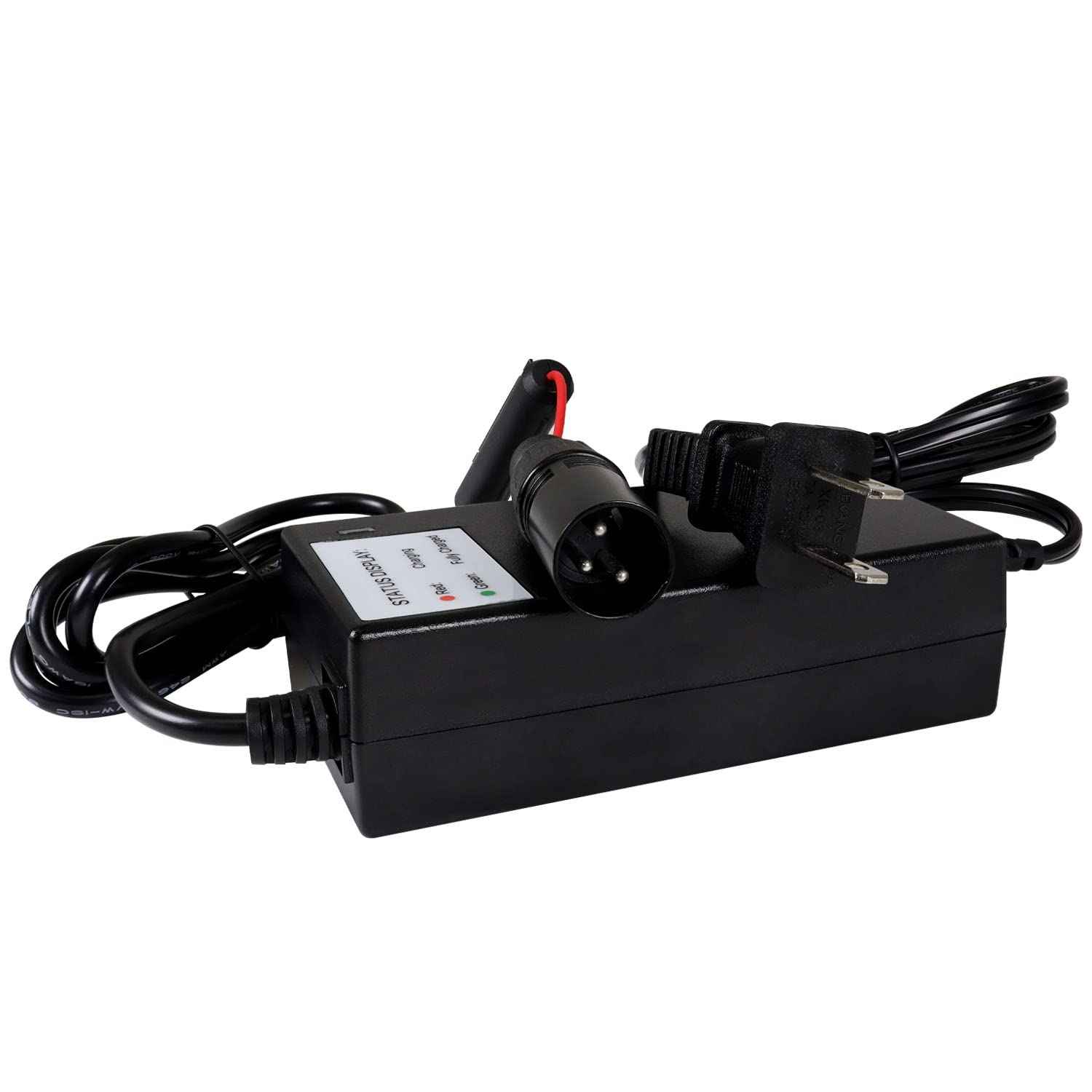 Mighty Max 24V 2A Battery Charger for Razor Ground Force Go Kart & Mini Chopper Scooter - Fast Charging, Durable Power Supply for Kids Electric Ride-On Vehicles (Perfect for Backyard Fun & Neighborhood Cruising)