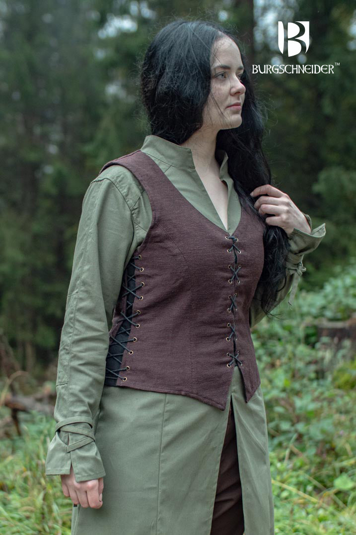Marian Brown Vest for Women - Stylish & Comfortable Winter Wear - Perfect for Outdoor Activities, Work & Casual Outfits