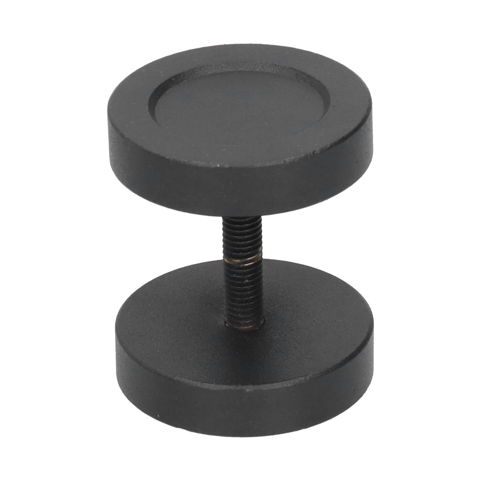 FTVOGUE Carbon Steel Round Sliding Barn Door Handle - Durable Cabinet & Gate Knob for Garages, Closets & Wooden Gates | Perfect for Rustic Home Decor & Farmhouse Style Doors