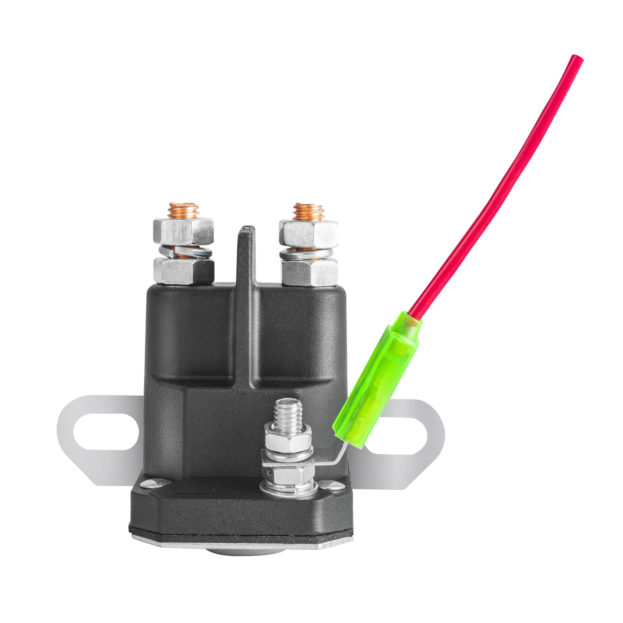 12V Starter Solenoid with Control Wire - Compatible with Trombetta Hustler Zero Turn Lawn Mower - Replaces Starter Relay Solenoid Part 030817 & 832-1211-210 - Perfect for Lawn Mower Repair & Maintenance