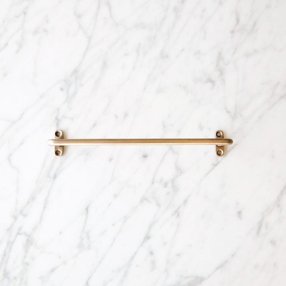 Premium Brass Towel Bar - Heavy Duty Bathroom Towel Rack with Rust-Resistant Finish - Perfect for Bathroom, Spa, and Luxury Home Decor