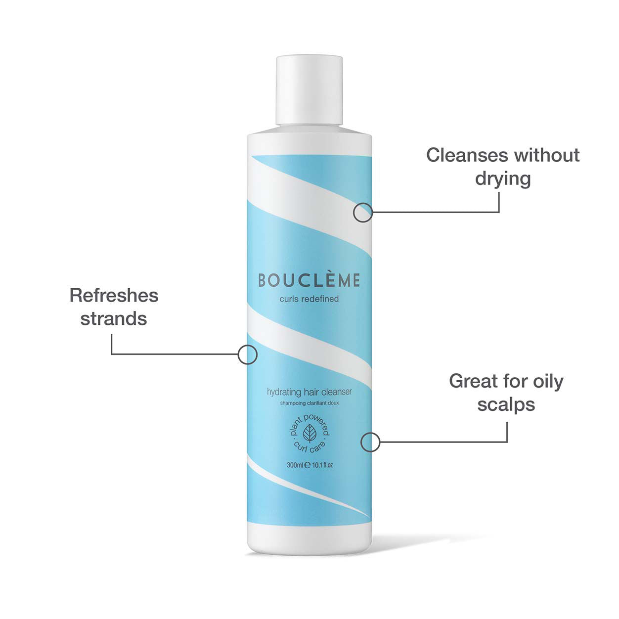 Hydrating Hair Cleanser for Dry & Damaged Hair - Sulfate-Free Moisturizing Shampoo for Smooth & Shiny Hair - Perfect for Daily Use & Color-Treated Hair