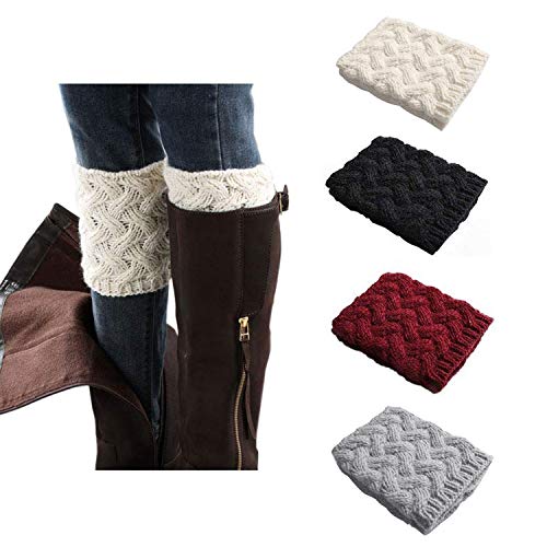 4 Pairs Black/Gray/Lvory/Wine