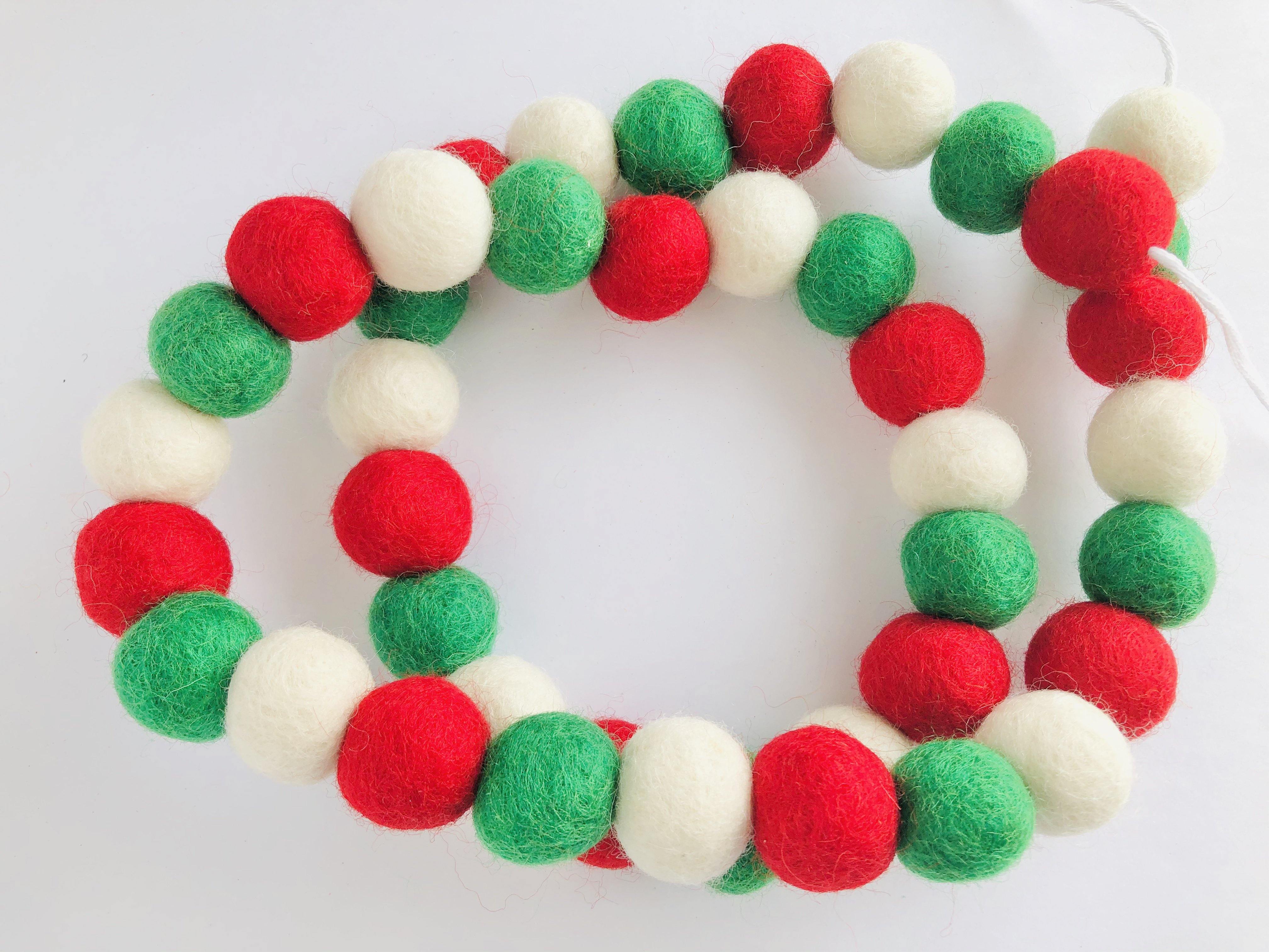 Tri Christmas Garland - Premium Holiday Decor for Tree, Mantel & Staircase | Festive Xmas Home Decoration