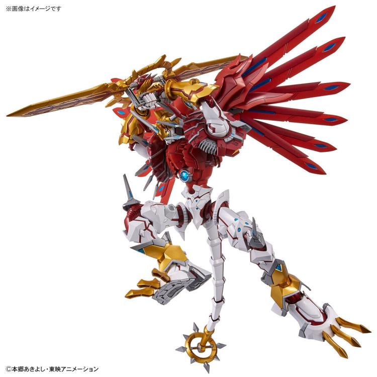 Figure Rise Standard Digimon Savers ShineGreymon (Amplified) Model Kit - Build Your Own Anime Action Figure for Collectors & Gamers - Perfect for Display, Cosplay, and Battle Scenes
