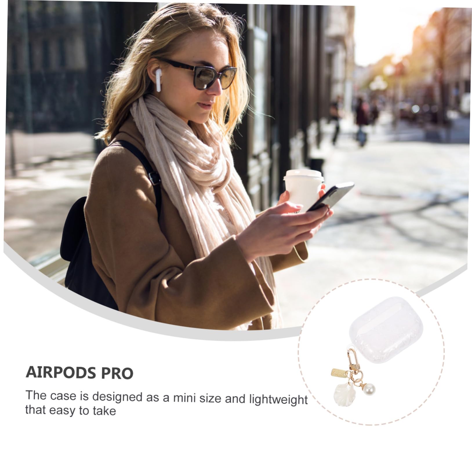 HEMOTON Wireless Earbuds with Charging Case - Bluetooth Earphones with Noise Isolation, Portable Protective Shell for AirPods Pro/Samsung Buds - Perfect for Gym, Running, Travel & Daily Use