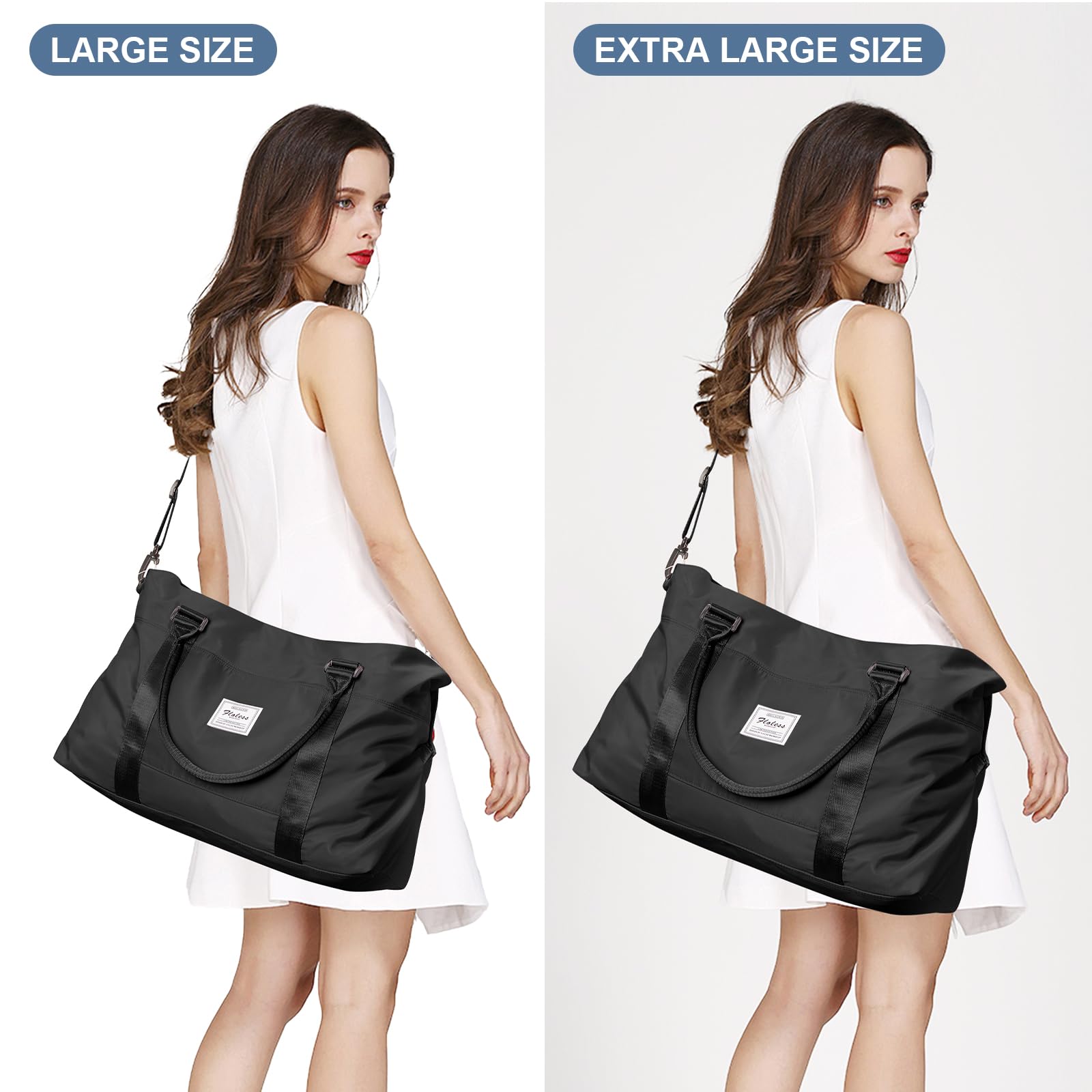 Best Travel Duffel Bag for Women - Lightweight Sports Tote Gym Bag & Shoulder Weekender Overnight Bag - Perfect for Workouts, Weekend Getaways and Business Trips
