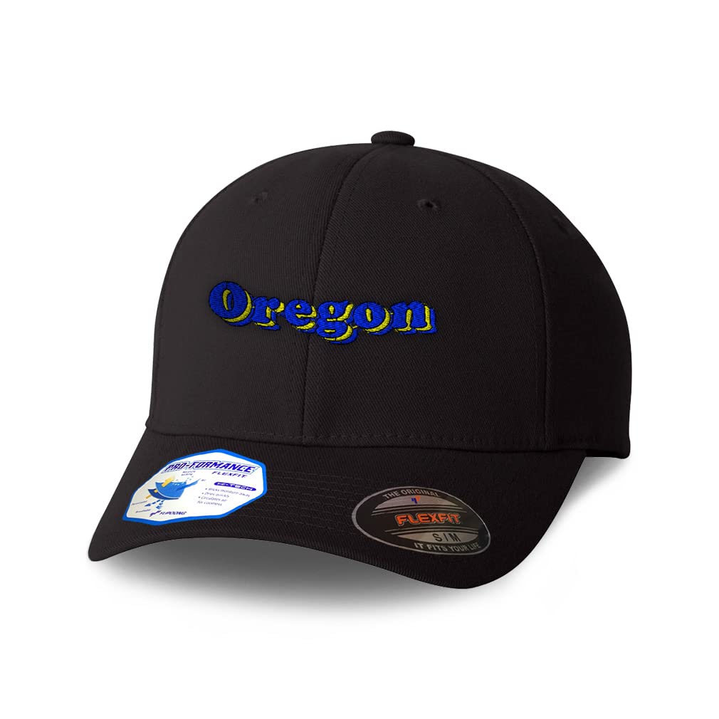 Custom Flexfit Baseball Cap for Men & Women - Oregon Love Dad Hat, Adjustable Polyester Snapback - Perfect for Outdoor Sports, Casual Wear & Gifts