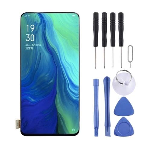 Oppo Reno 10x Zoom LCD Screen Replacement - TFT Material Digitizer Full Assembly (No Fingerprint) | High-Quality Display Repair Part for Cracked/Broken Screens | Perfect for DIY Phone Fixes & Professional Repairs