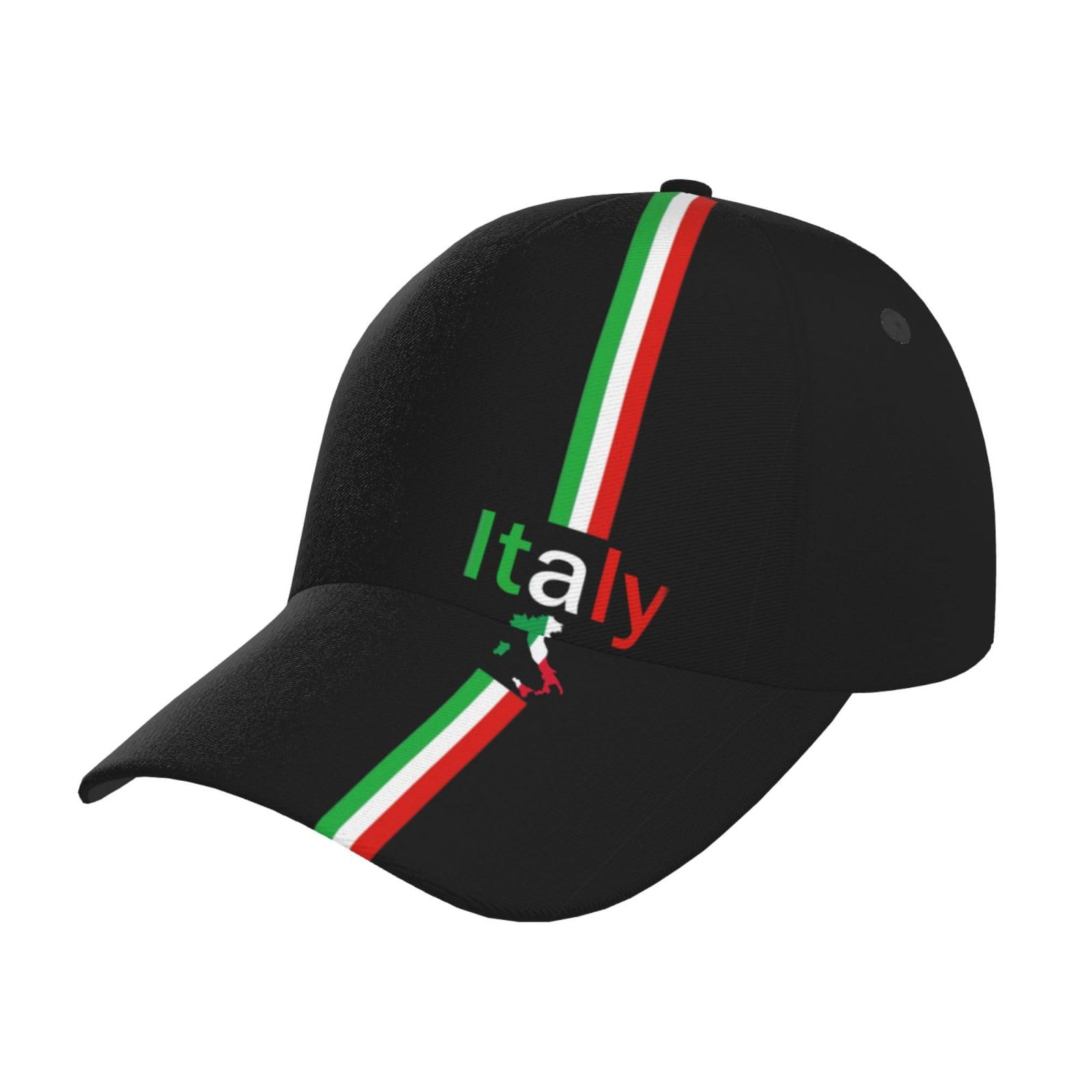 Italy Flag Snapback Cap - Adjustable Italian Baseball Hat for Men & Women - Perfect for Sports, Travel & Patriotic Events