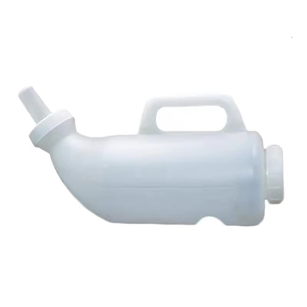Natural Calf Milk Bottle - Plastic Cow & Sheep Feeding Jug with Pacifier for Newborn Calves | Durable Livestock Milker for Farm, Ranch, and Dairy Use