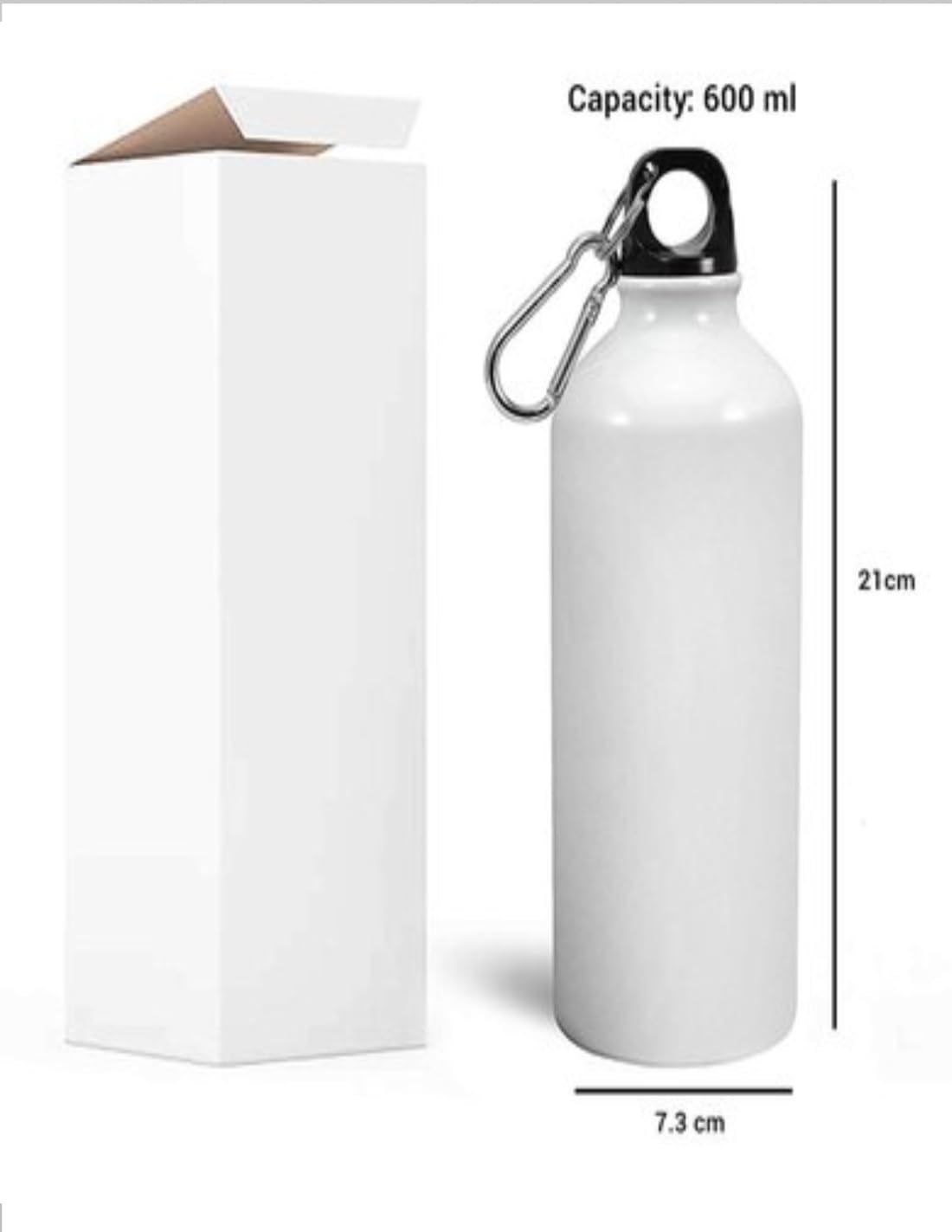 Stylish Cute Designer Mother's Day Printed Aluminum Water Bottle - 600ml Leakproof Insulated Bottle for Mom - Perfect Gift for Mother's Day, Birthday, Anniversary & Everyday Hydration
