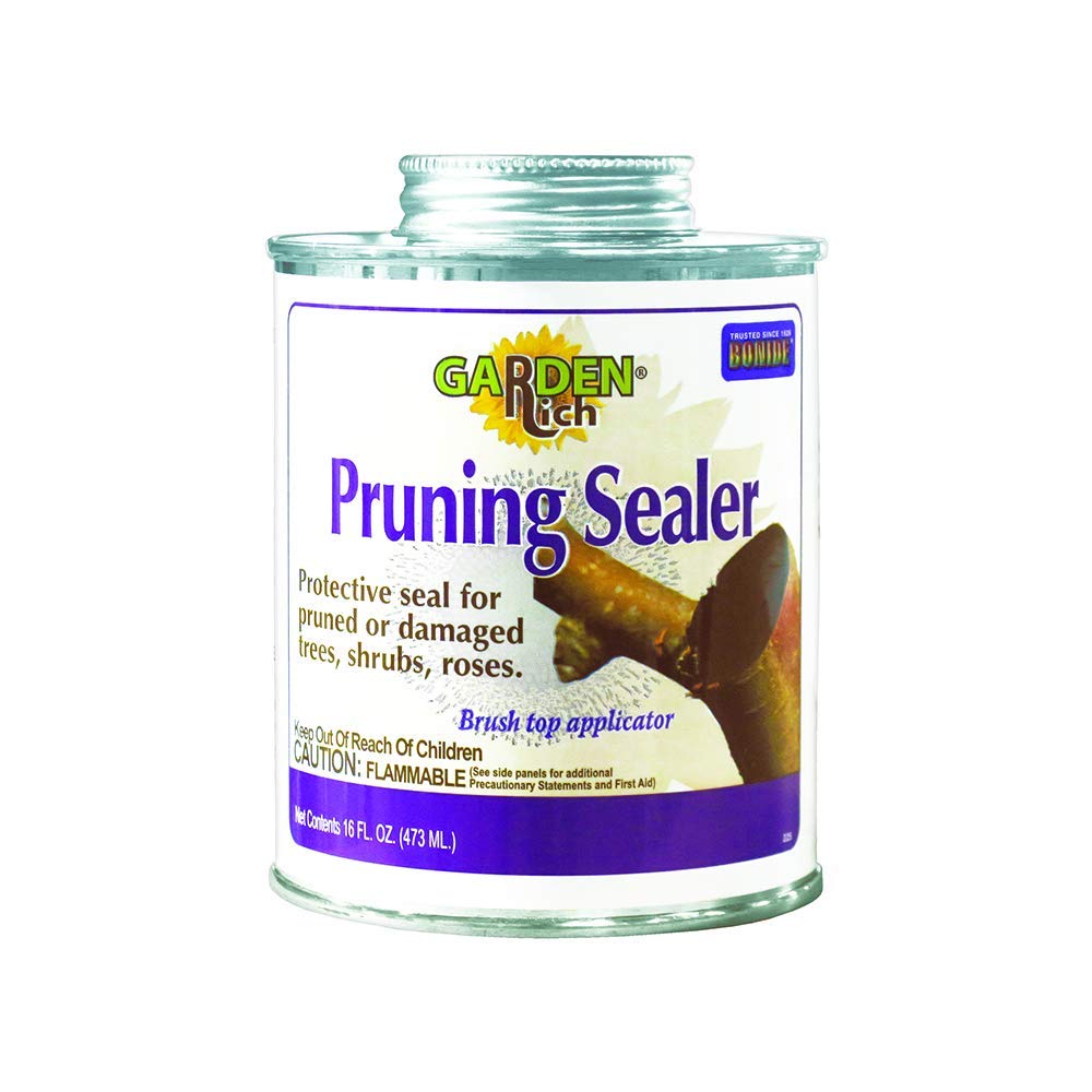 Bonide BND225 Tree Pruning Sealer with Brush Top Applicator - 16 oz (Pack of 2) - Professional Wound Dressing for Trees, Shrubs & Plants - Ideal for Pruning Cuts, Grafting & Storm Damage Repair