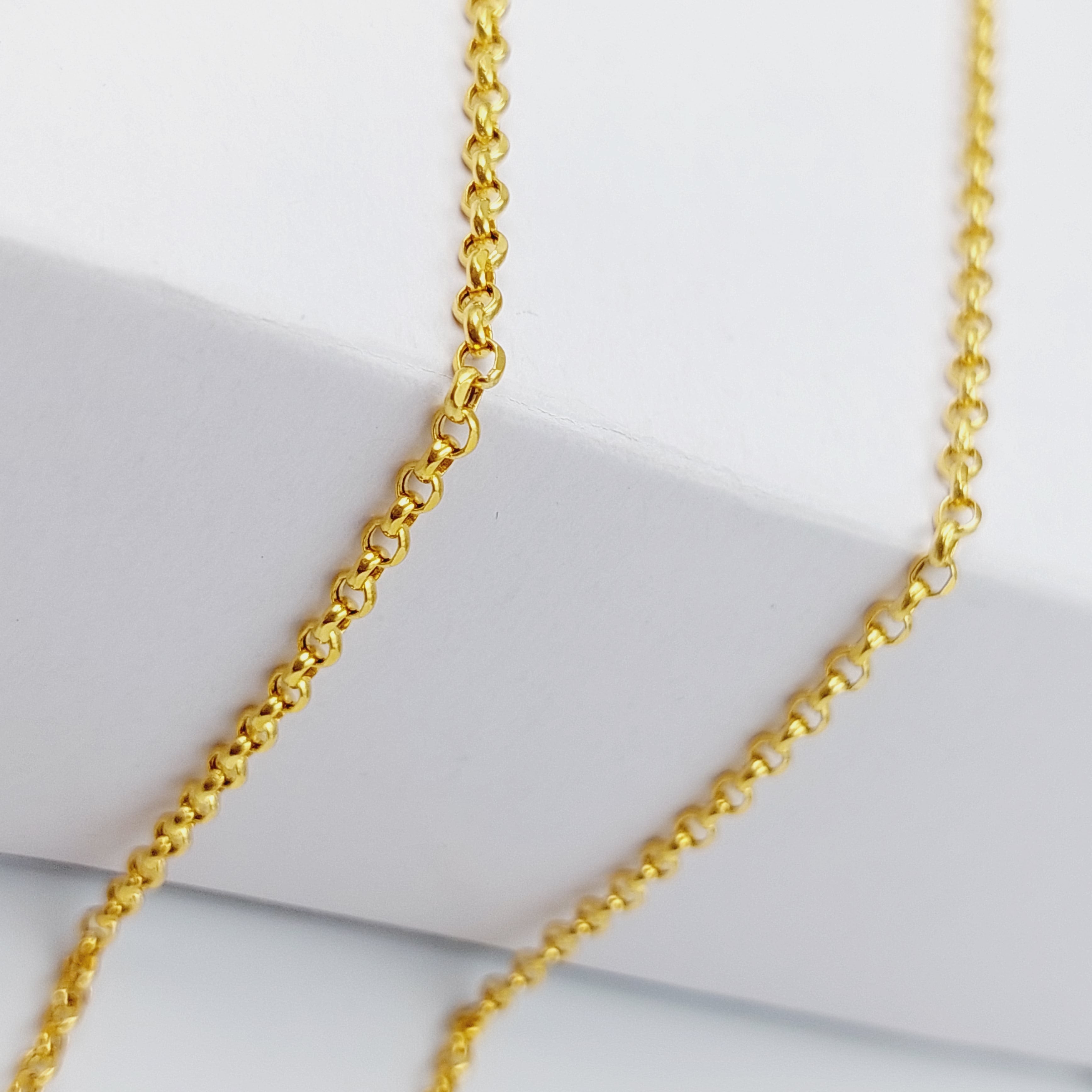 45cm Medium Thickness Chain for Women - Stainless Steel Fashion Necklace | Perfect for Daily Wear, Office, and Evening Outfits