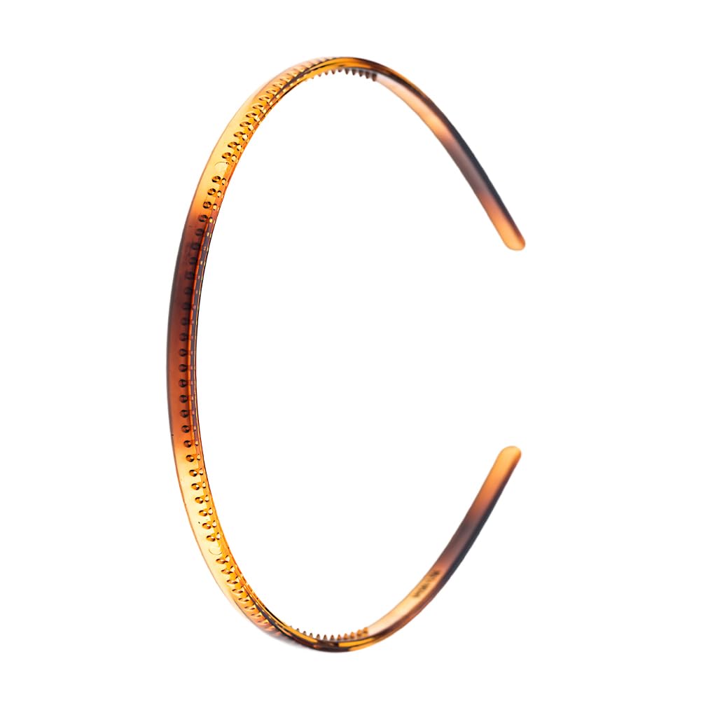 Ruihfas 2Pcs Fashion Headbands for Women & Girls - Non-Slip Hair Hoops with Teeth Comb, Small Size | Perfect for Workouts, Yoga, and Everyday Styling