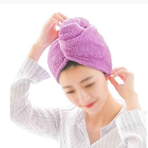 CSOK Professional Microfiber Hair Towel Wrap - Ultra Absorbent Quick Dry Hair Turban for Women & Men (3 Pack, Multicolor) - Perfect for Post Shower, Swimming, Salon & Travel Use