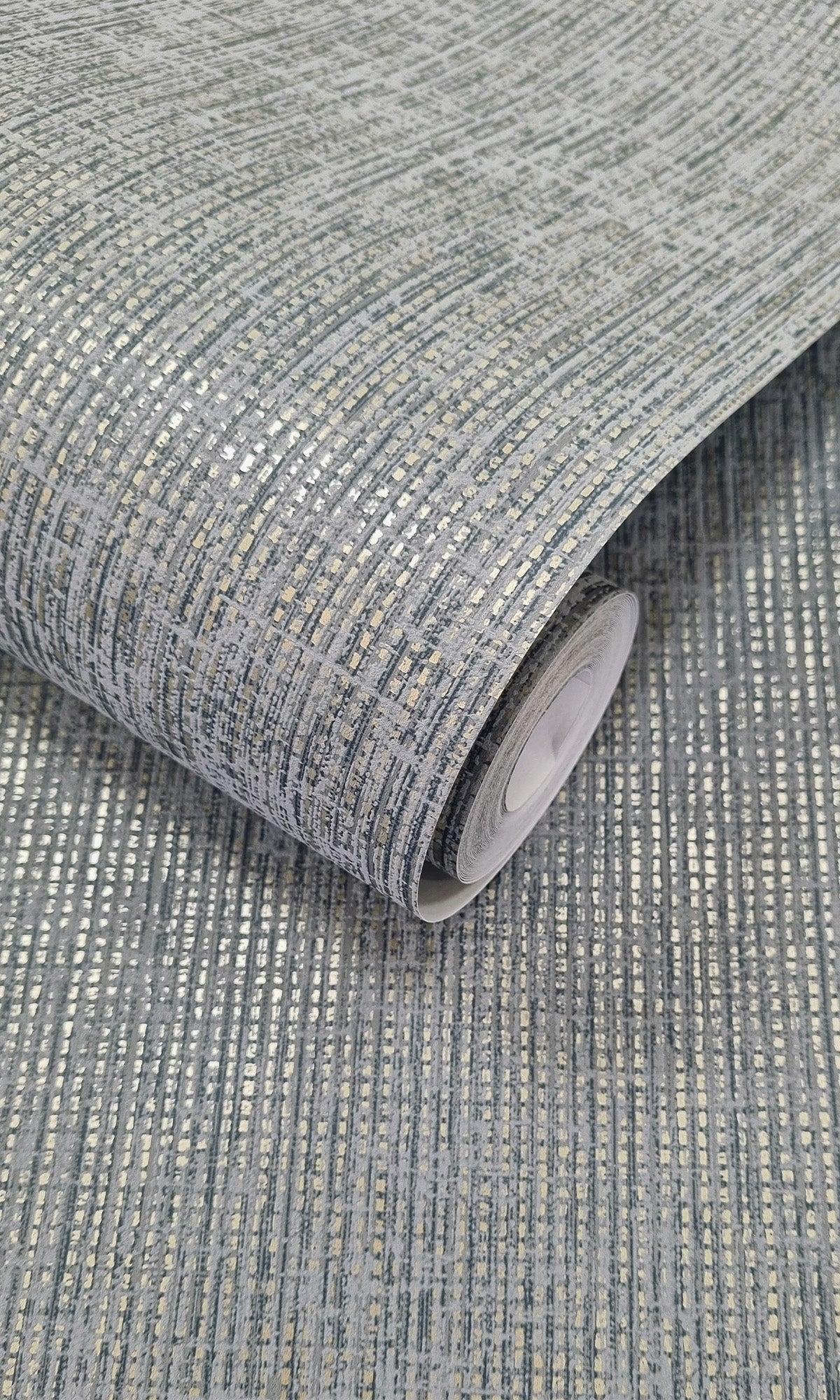 Premium Blue Woven Textured Wallpaper Roll R9686 - Self-Adhesive Peel & Stick for Bedroom, Living Room, and Office Decor