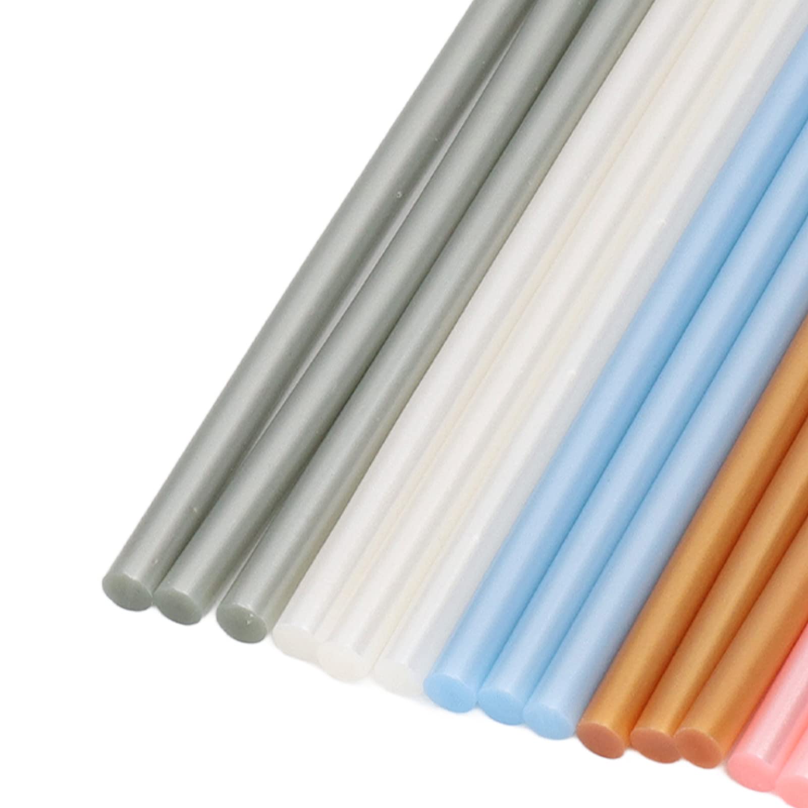 Rongm Hot Glue Gun Sticks - 100pcs Multi-Size Glue Sticks for DIY Crafts, Woodworking & Home Repairs | Fast Melting, Strong Adhesion | Perfect for Scrapbooking, Floral Arrangements & School Projects