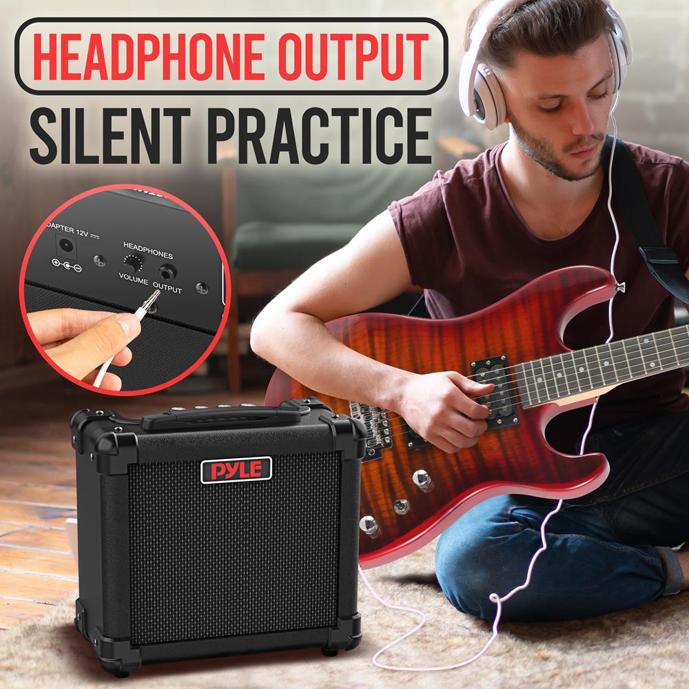 Professional 30W Electric Guitar Amplifier with Reverb & Overdrive - Perfect for Home Practice, Studio Recording & Live Performances
