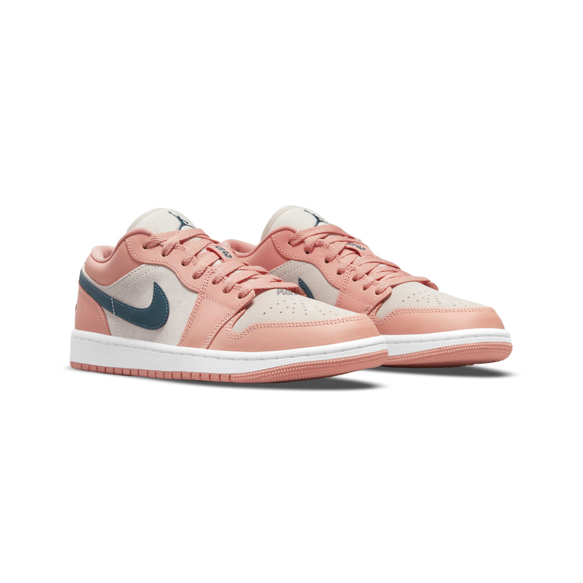 Air Jordan 1 Low 'Light Madder Root' Women's Sneakers (2021) - Stylish Casual Shoes for Running, Gym & Everyday Wear