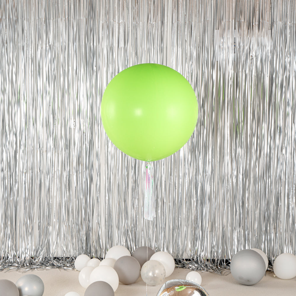 Eco-Friendly Green Latex Balloons - 36 Inch, 10-Pack for Party Decorations, Birthday Celebrations & Events