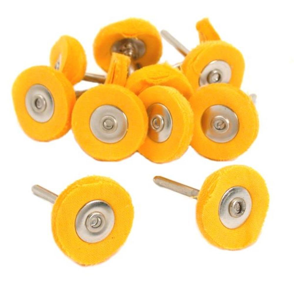 12-Piece Jewelry Polishing Buffing Wheels Set for Dremel Rotary Tools - Perfect for DIY Jewelry Making, Metal Polishing & Craft Projects