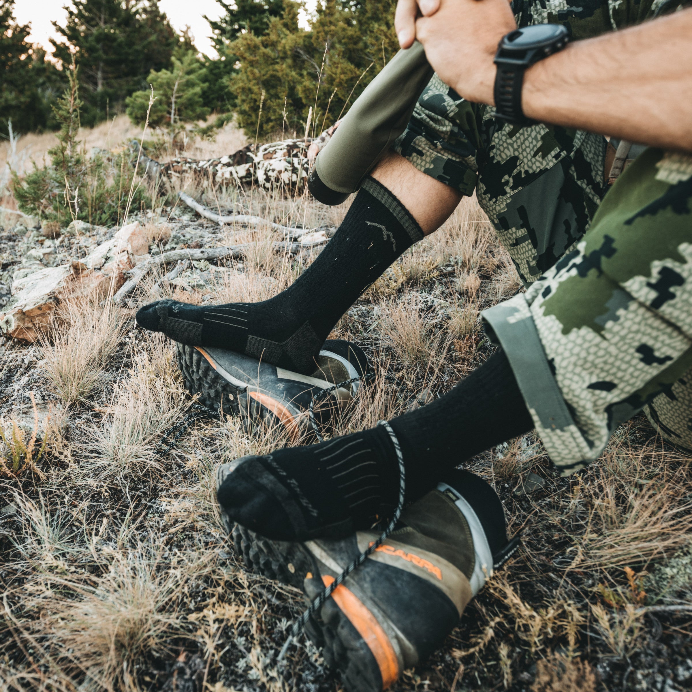 Midweight Hunting Boot Socks for Men & Women - Durable, Warm & Comfortable for Outdoor Adventures, Hiking & Cold Weather