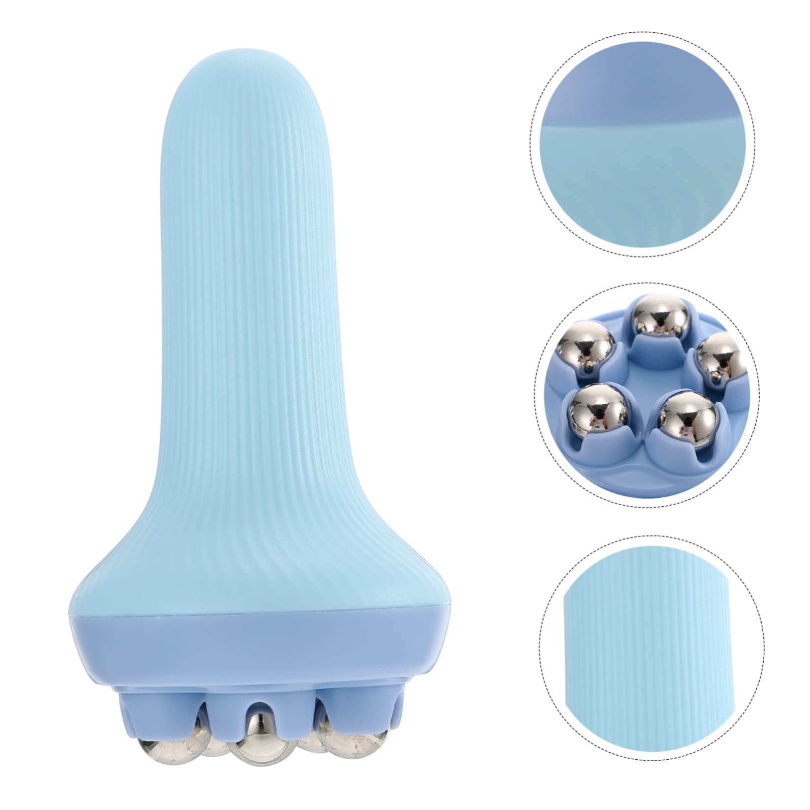 Minkissy 2-Pack Massage Rollers - Hand & Body Percussion Massager with Derma Roller for Muscle Relaxation, Back Pain Relief - Perfect for Home, Gym & Spa Use