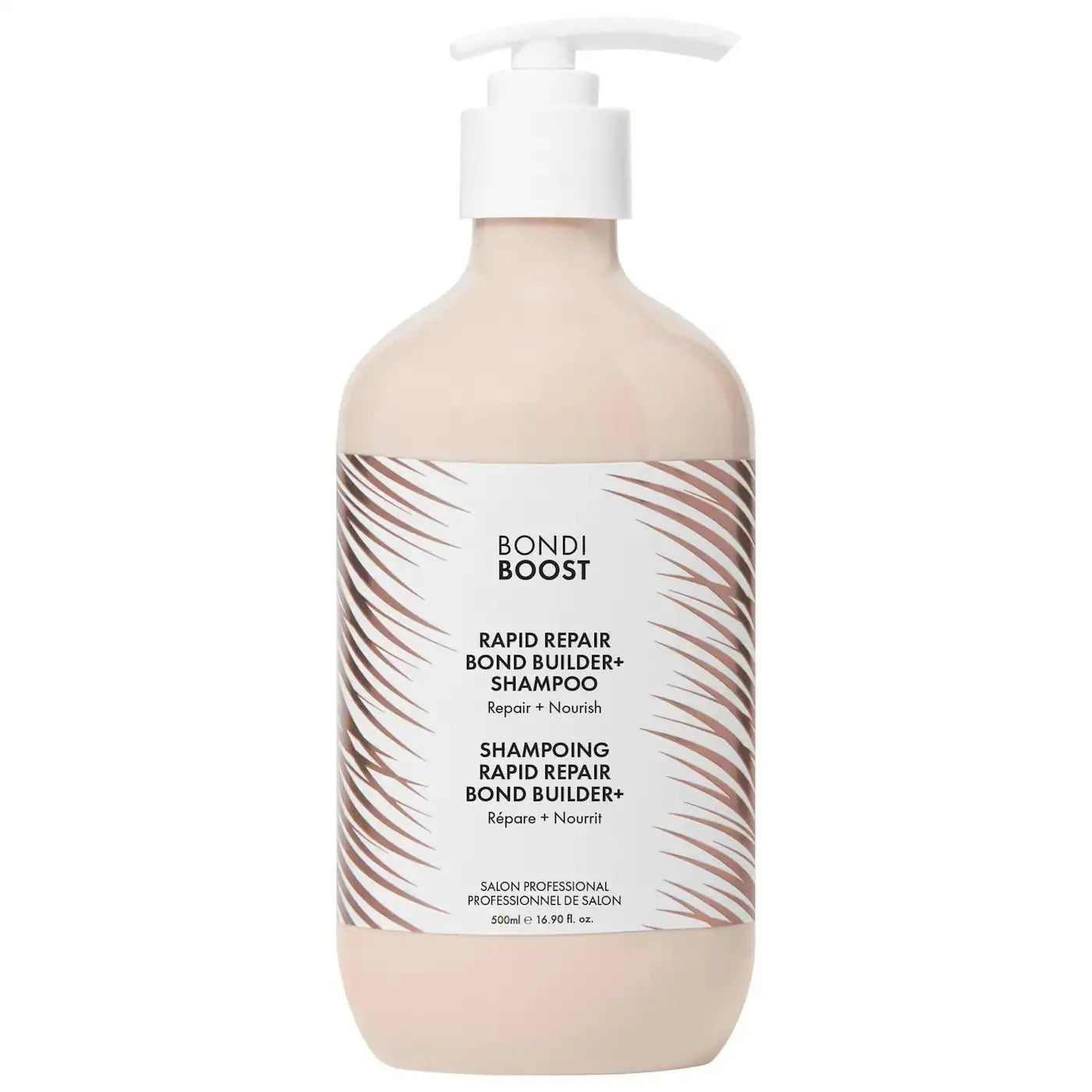 BondiBoost Rapid Repair Bond Builder+ Shampoo 500ml - Hair Repair & Strengthening Treatment for Damaged Hair - Perfect for Daily Use & Salon-Quality Results at Home