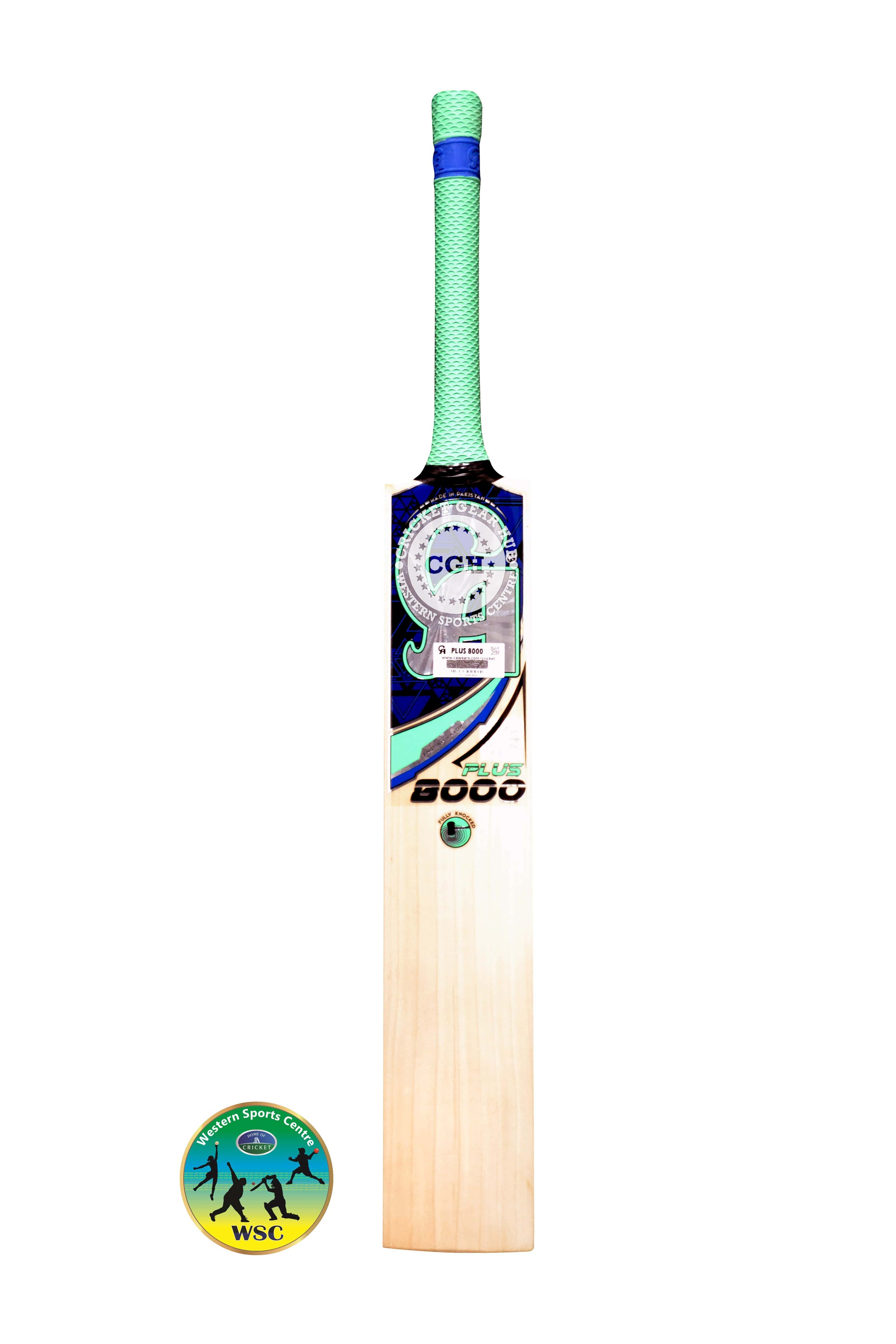 CA Plus 8000 Adult Cricket Bat - Premium English Willow Cricket Bat for Men & Women | Perfect for Professional Matches, Training & Backyard Games