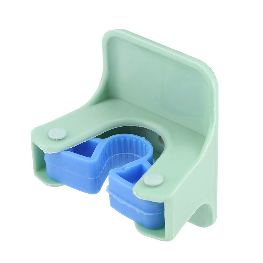 Wall-Mounted Bathroom Storage Rack - Durable Plastic for Home (Green) - Space Saving Organizer