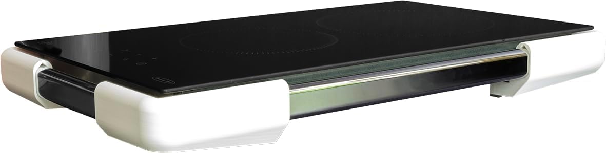 GARVEE 2 Burner Electric Cooktop 1800W Built-In Stove Top with Ceramic Glass Surface, Child Safety Lock & Timer - 11.6 Inch, 120V Black - Perfect for Small Kitchens, Apartments & RVs