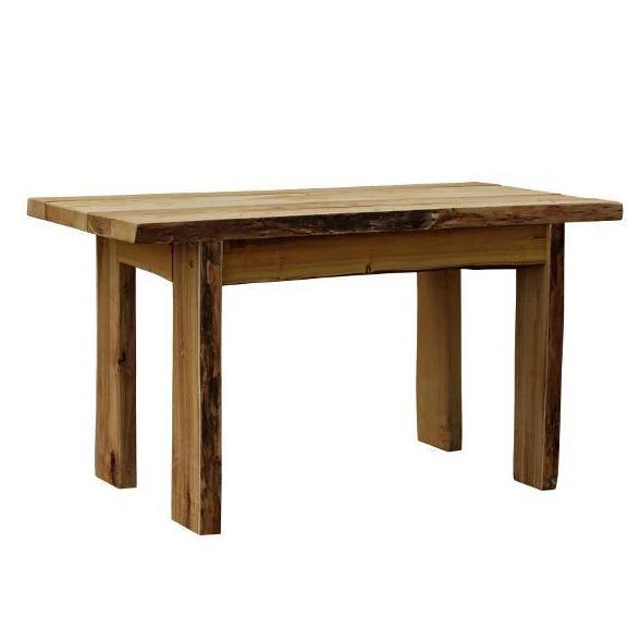 A&L Furniture Blue Mountain Autumnwood Dining Table - Solid Wood Farmhouse Style for Kitchen, Dining Room & Outdoor Patio