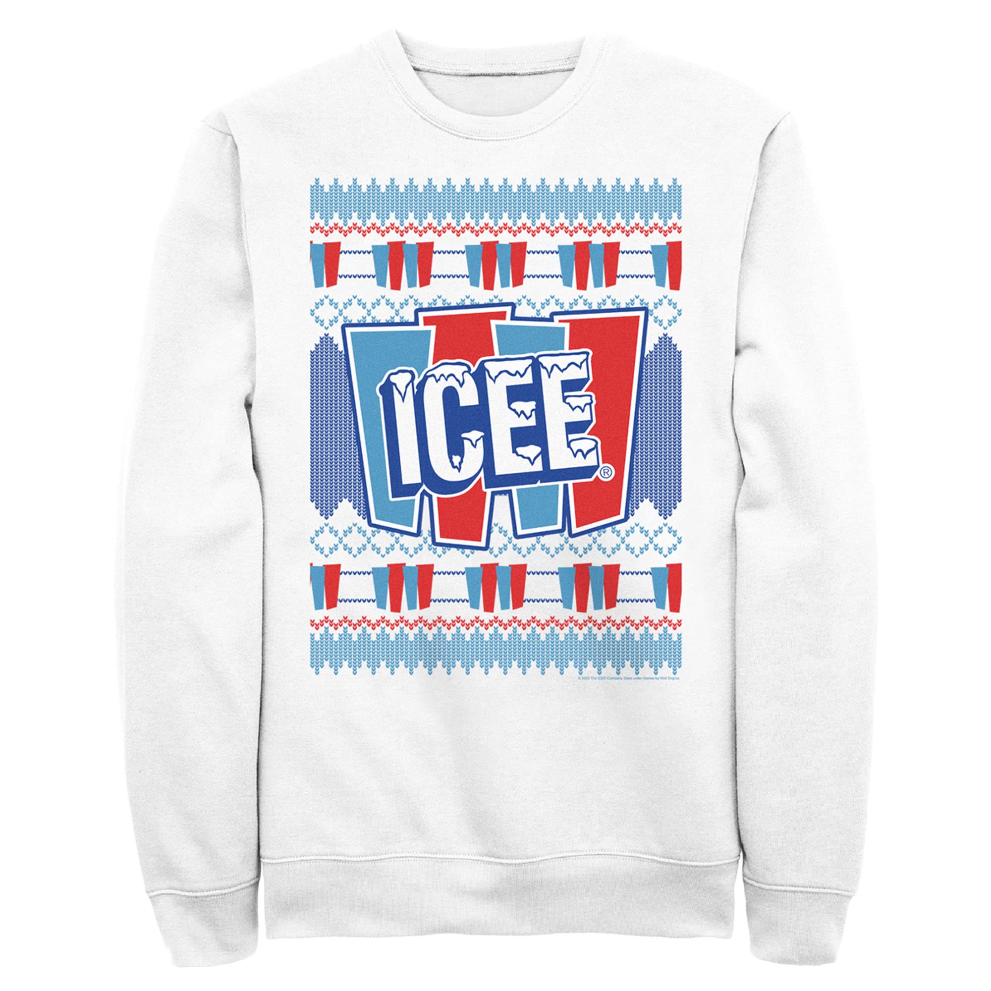 Men's ICEE Retro Ugly Christmas Sweater for Holiday Parties