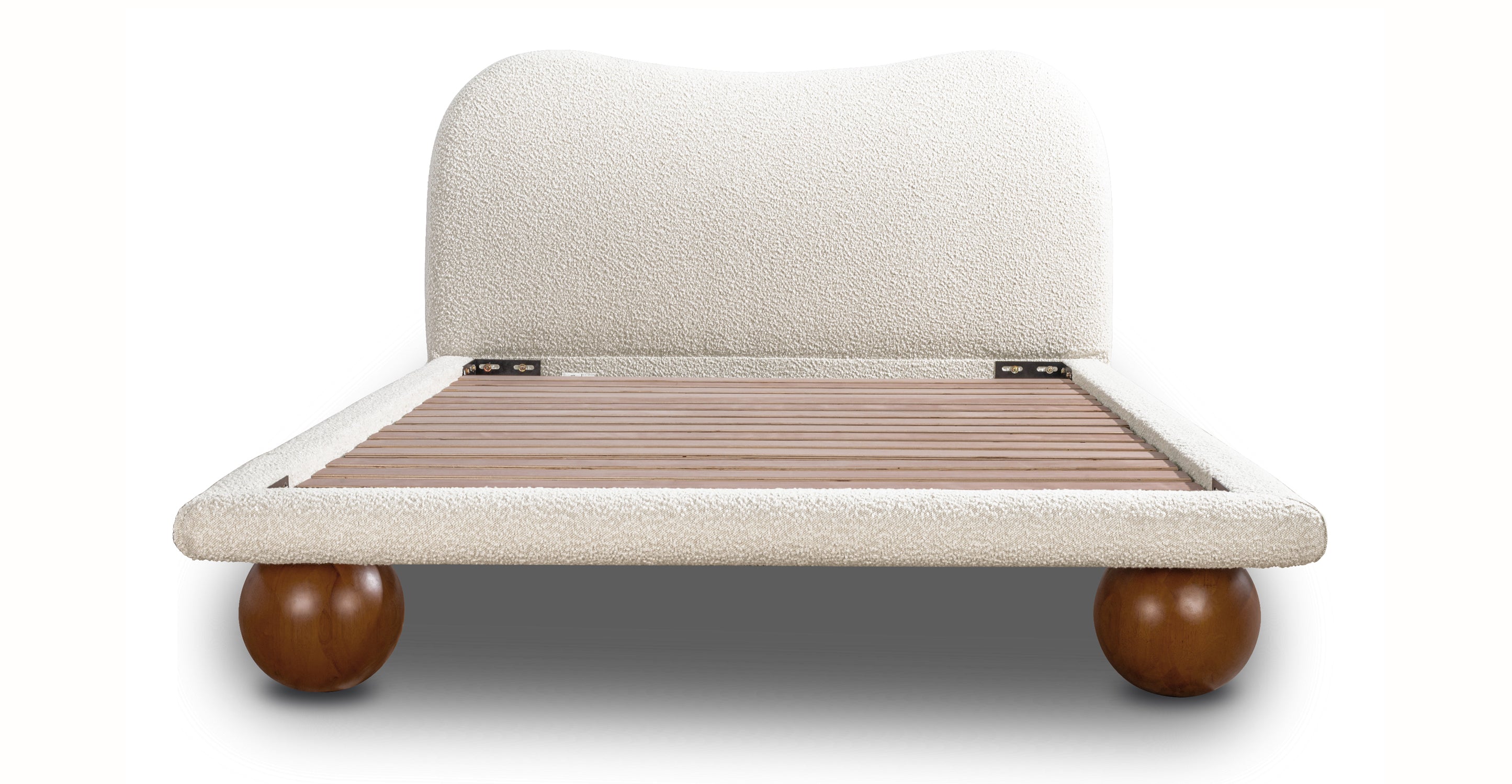 Orbit Queen Size Bed Frame - Sturdy Metal Platform Bed with Noise-Free Support, Easy Assembly - Perfect for Master Bedrooms, Guest Rooms & Small Spaces