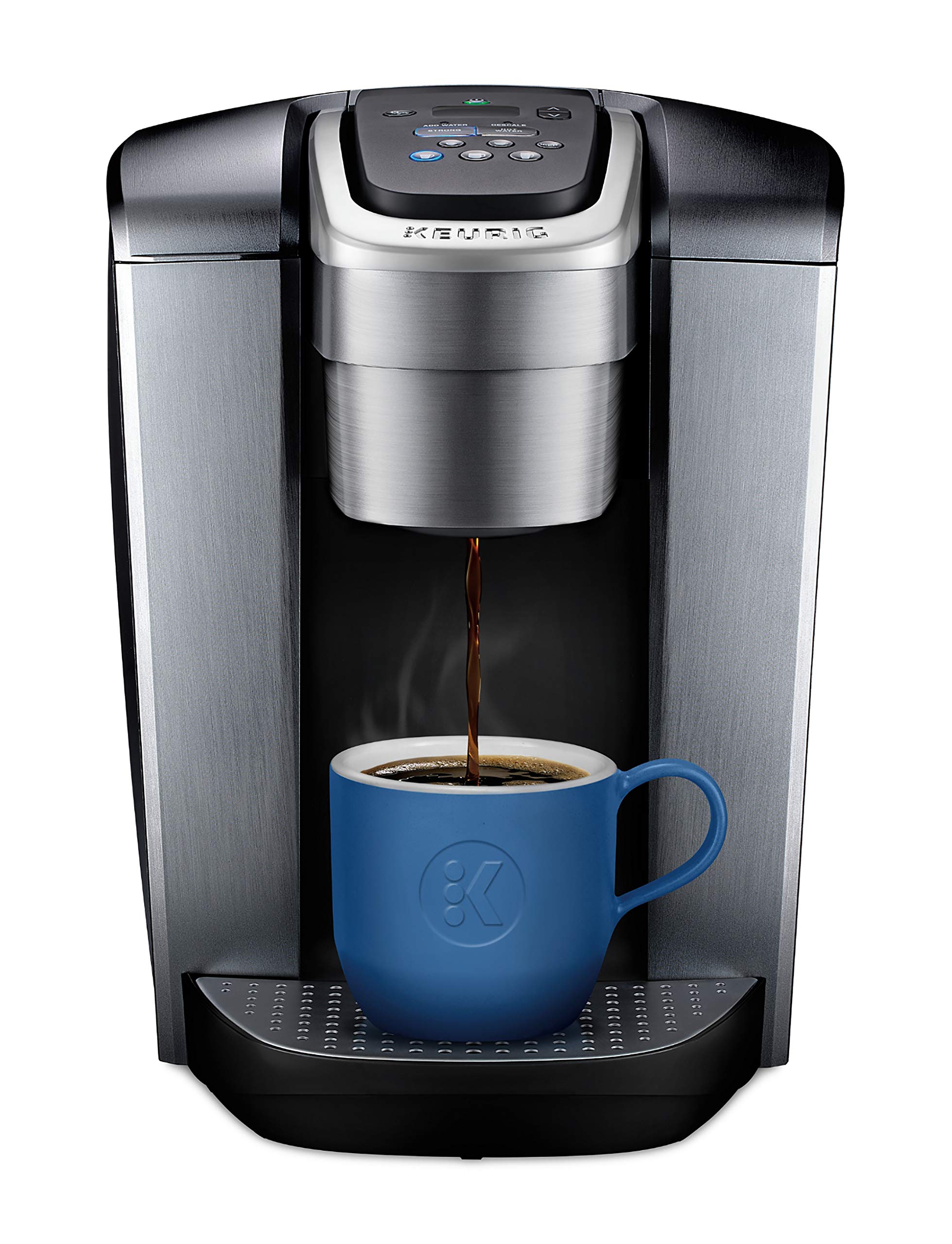 Keurig K-Elite Single Serve Coffee Maker with Iced Coffee Function - Includes 3-Month Maintenance Kit (Descaling Solution, Water Filters, Rinse Pods) - Perfect for Home, Office & Entertaining Guests
