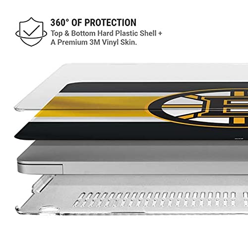 Official NHL Boston Bruins Jersey Design Skin & Case for MacBook Air 13-inch M1 (2021) | Protective Cover with Custom Sports Theme | Perfect for Bruins Fans, Students & Office Use