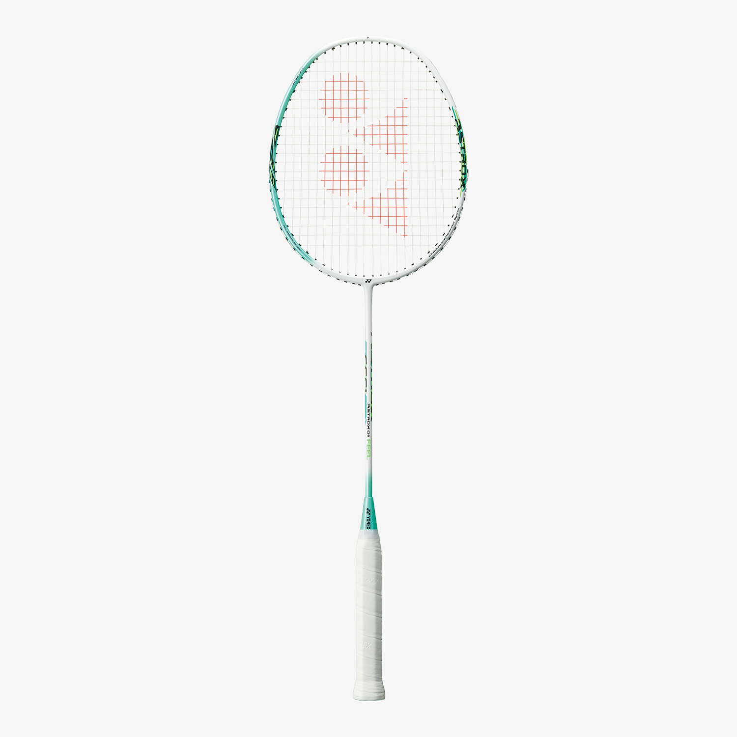 Yonex Astrox 01 Feel Badminton Racket - Pre-Strung (White/Mint) | Professional Performance for Competitive Play & Training
