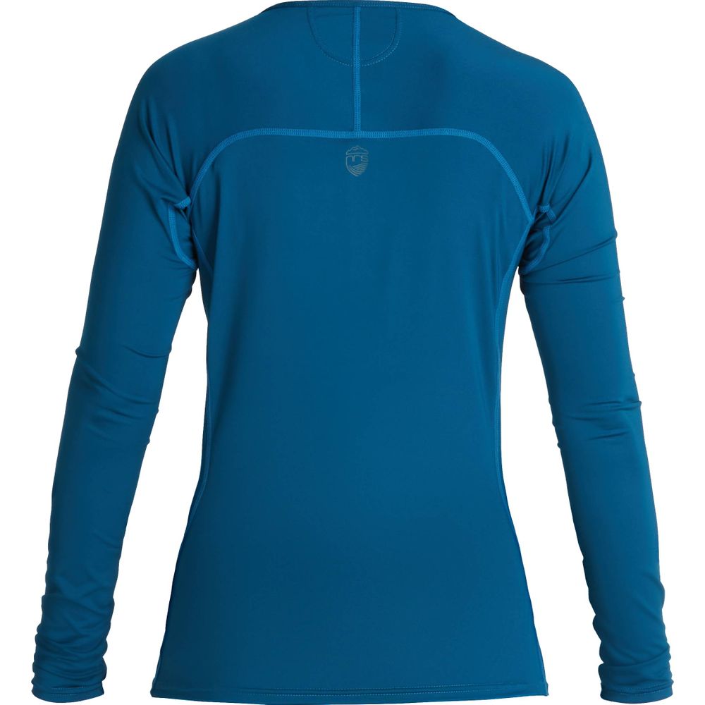 NRS Women's Long Sleeve Rashguard - UPF 50+ Sun Protection Swim Shirt for Surfing, Swimming & Outdoor Water Sports