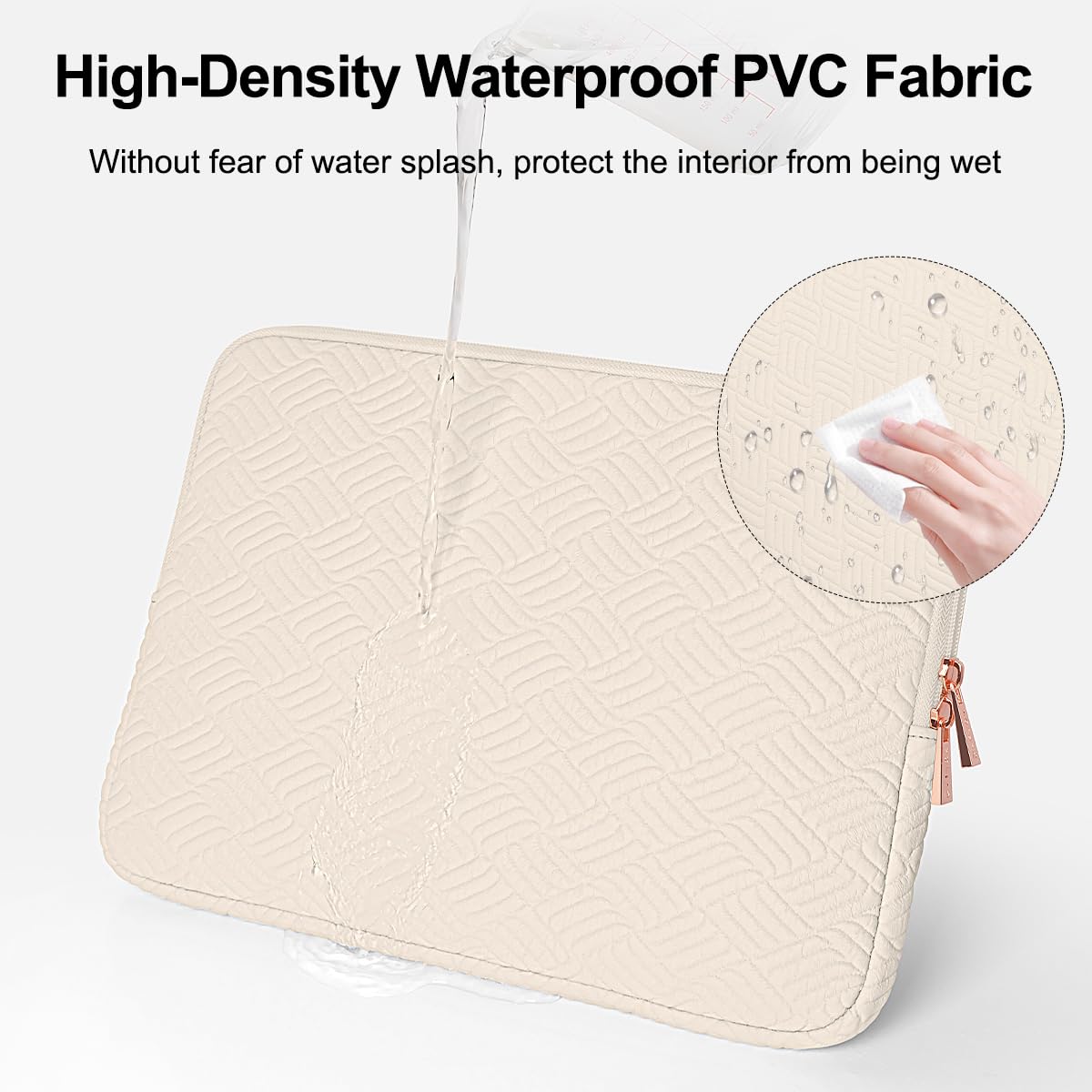 Premium Leather Laptop Sleeve for MacBook Air 15