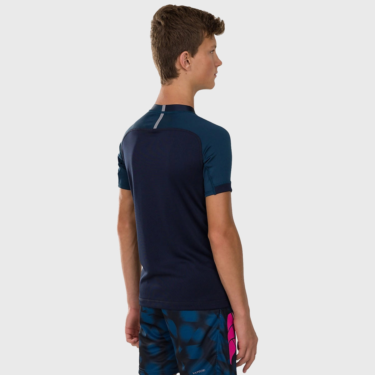 Canterbury Kids Evader Rugby Training Jersey - Navy Blue Youth Rugby Shirt for Boys & Girls - Perfect for Practice, Games & Team Sports