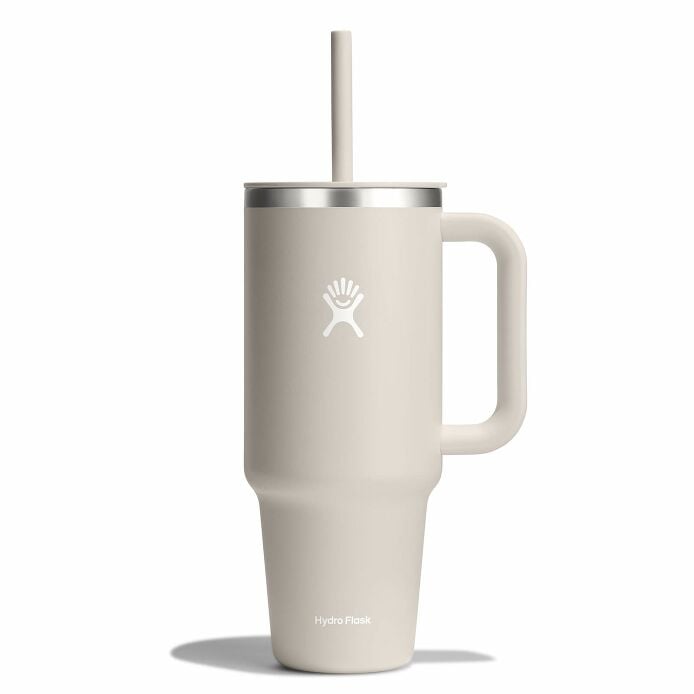 40 oz Insulated Stainless Steel Travel Tumbler with Lid & Straw - Leakproof Hot & Cold Water Bottle for Coffee, Gym, Hiking, Camping and Outdoor Activities