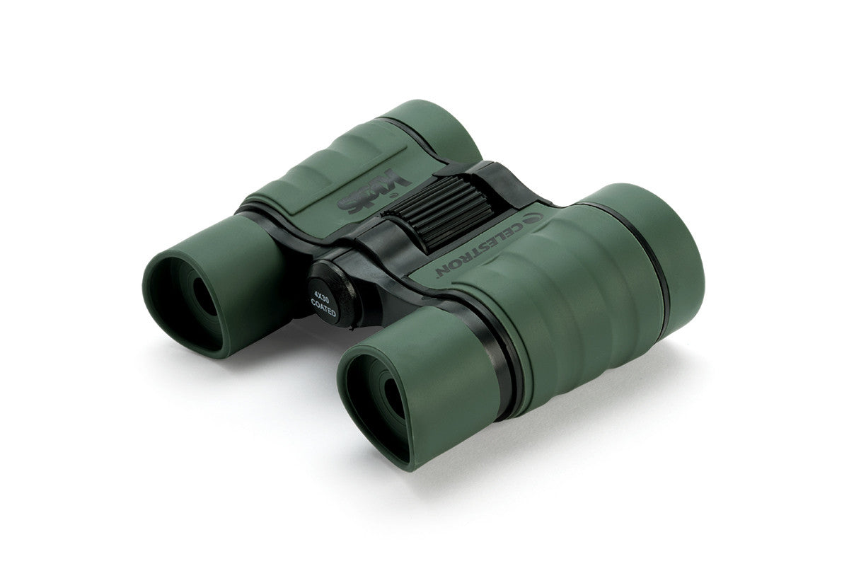 Celestron 4x30mm Roof Binoculars for Kids - Compact & Lightweight Outdoor Binoculars for Bird Watching, Hiking, Camping & Nature Exploration