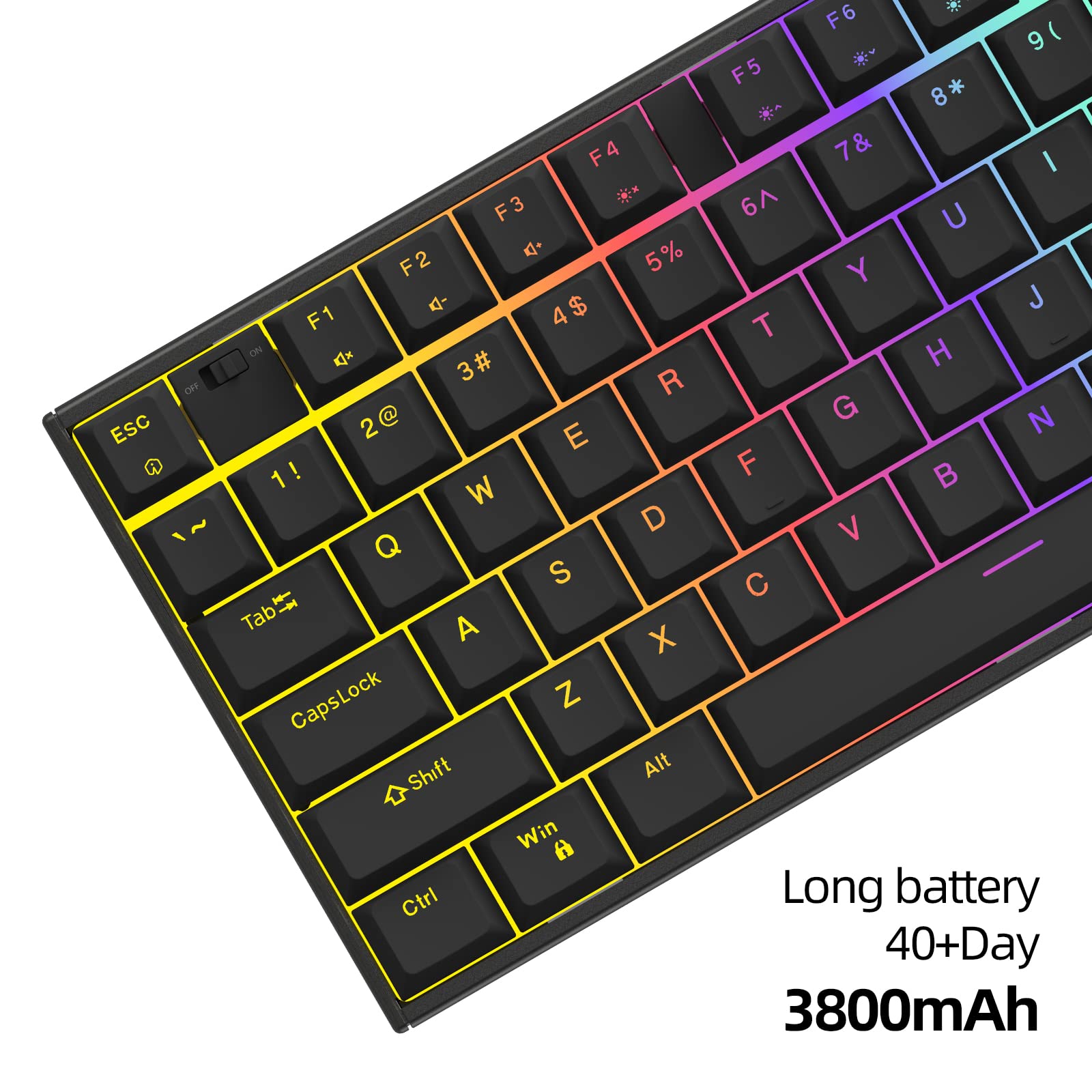 IROK AL87Pro 80% TKL Wireless Mechanical Keyboard - Bluetooth/USB/2.4G Tri-Mode, RGB Backlit, Hot-Swappable CNC Aluminum Frame for Windows & Mac | Perfect for Gaming, Office Work & Typing Enthusiasts