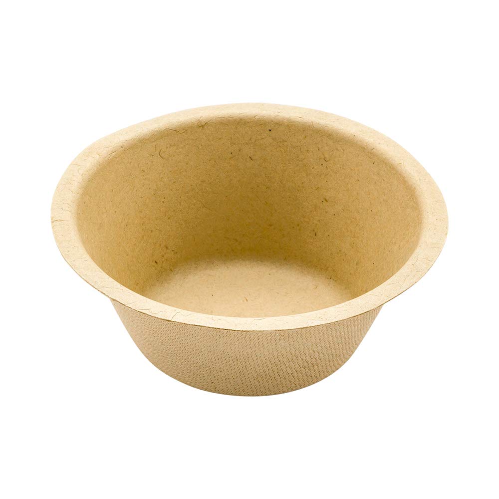 Eco-Friendly 8oz Bagasse Bowls - Microwavable, Freezable for Salads & Meals