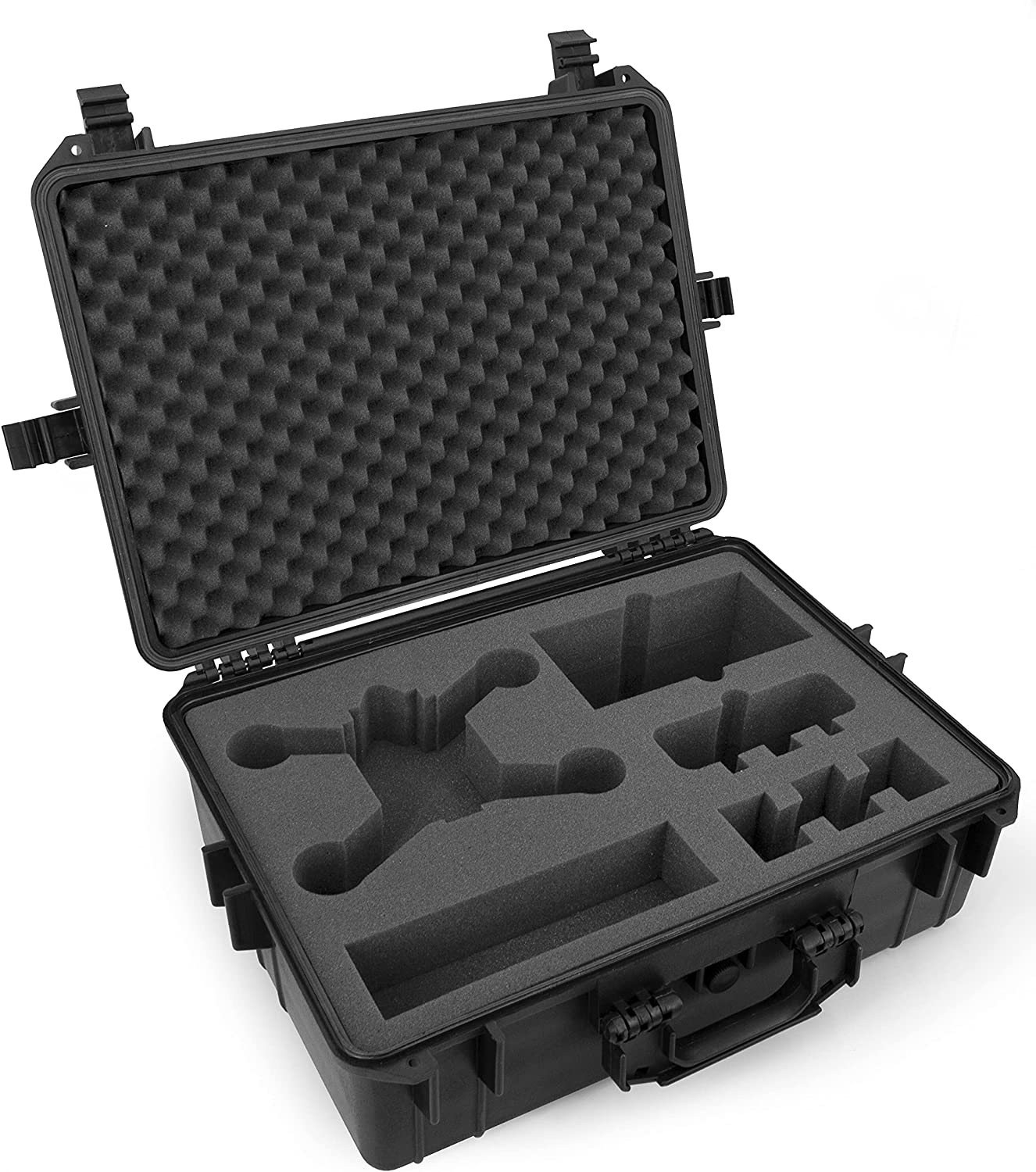 CASEMATIX Hard Carrying Case for DJI FPV Combo Drone & Accessories - Waterproof Protective Storage Case with Custom Foam Insert | Perfect for Travel, Outdoor Adventures & Drone Protection