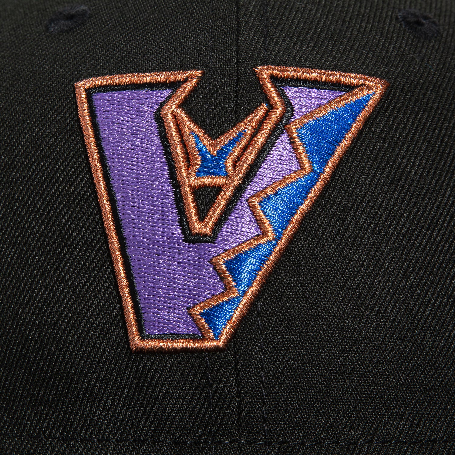 New Era 59Fifty Arizona Diamondbacks Inaugural Patch Upside Down Snapback Hat - Black, Green, Purple, Royal - Perfect for Baseball Games, Fan Collections & Streetwear Fashion